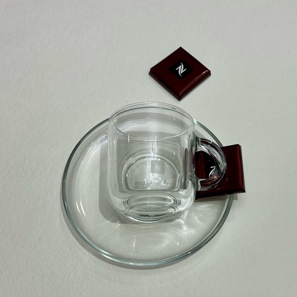 Nespresso mini espresso cup with saucer. Brand new - Picture 1 of 6